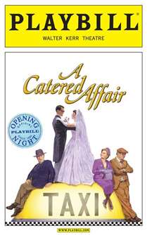A Catered Affair Limited Edition Official Opening Night Playbill 